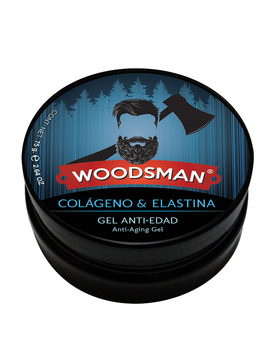 Foto 3 pulgar | Gel Facial Antiedad Woodsman con Colágeno y Elastina (75 Gr)