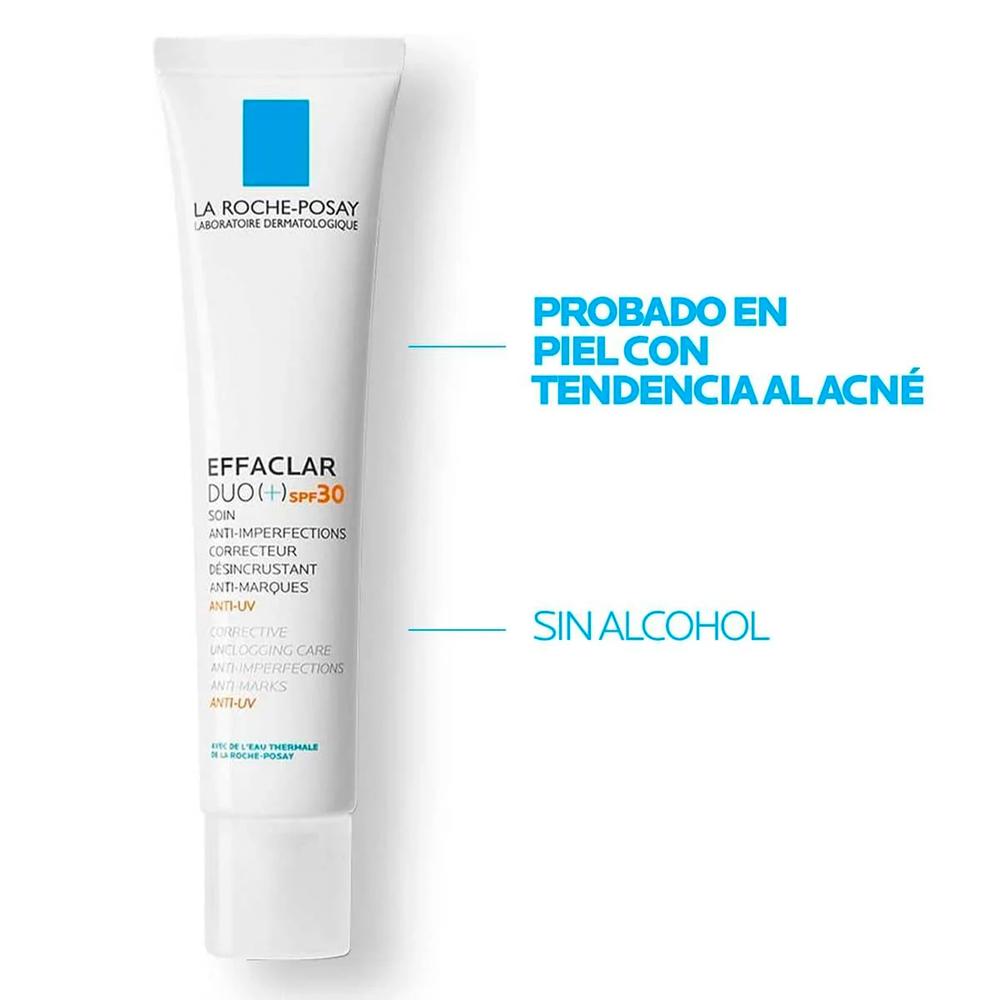 Foto 4 pulgar | Crema Antiimperfecciones La Roche Posay Effaclar Duo+ FPS 30 40 ml