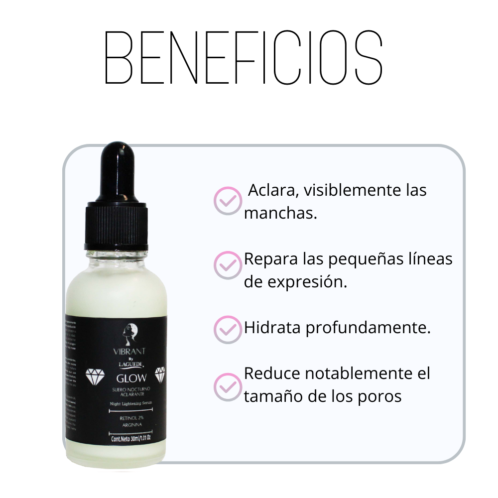 Foto 2 | Suero De Retinol Aclarante Y Suero Facial Iluminador Vitamina C Laguede