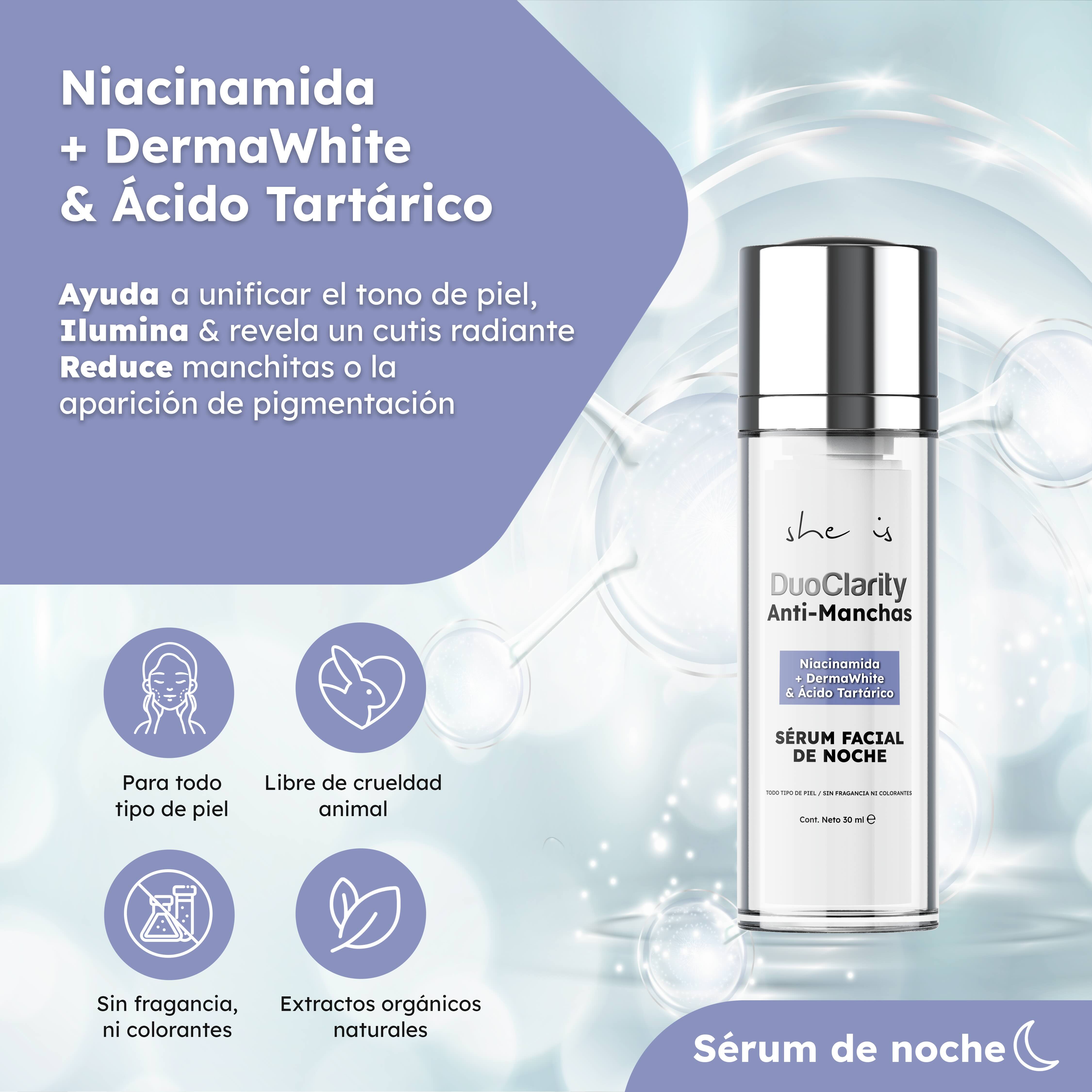 Foto 5 pulgar | Kit Facial Antimanchas She Is Skincare Suero + Crema