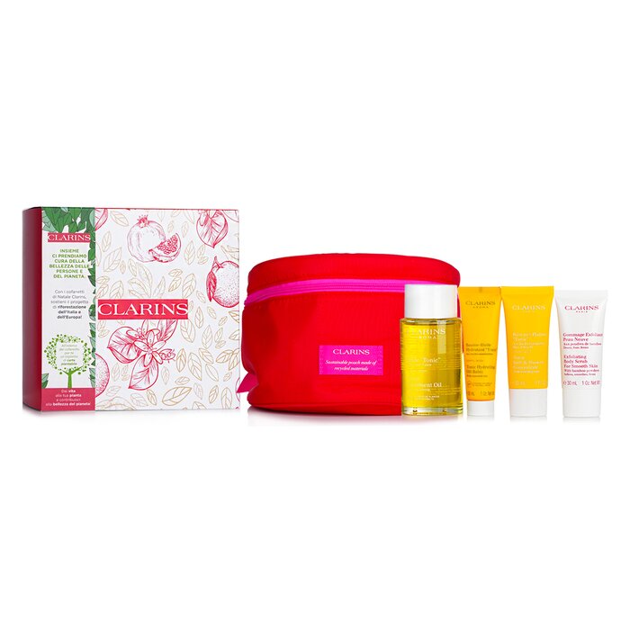 Set Clarins De Spa At Home: 1 Tratamiento Tónico Con Aceite De 100 Ml, 1 X 4 Unidades - Venta Internacional.