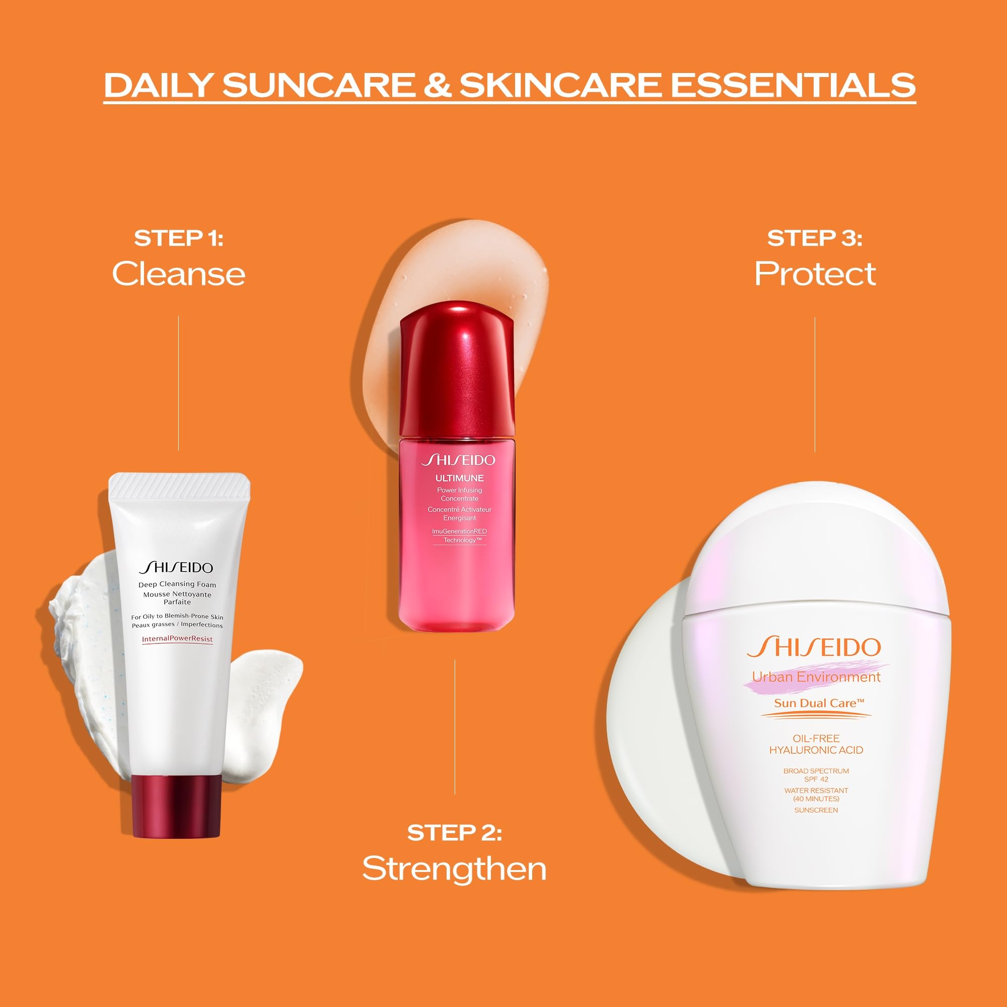 Foto 7 pulgar | Set De Cuidado Solar Diario Shiseido Con Protector Solar Spf 42 50 Ml - Venta Internacional.