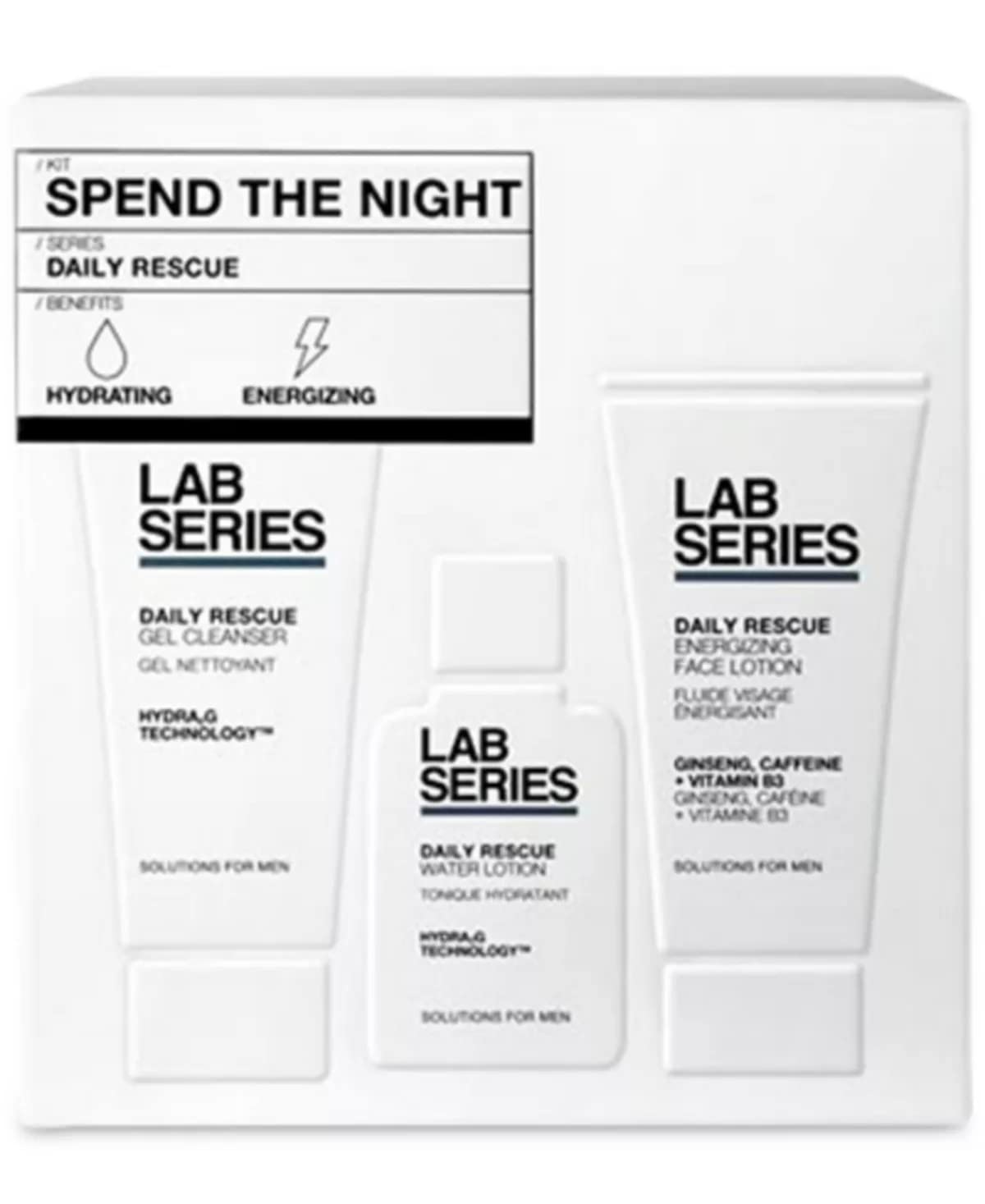 Foto 2 | Kit De Cuidado De La Piel Lab Series Spend The Night, 3 Piezas (30 Ml) - Venta Internacional.