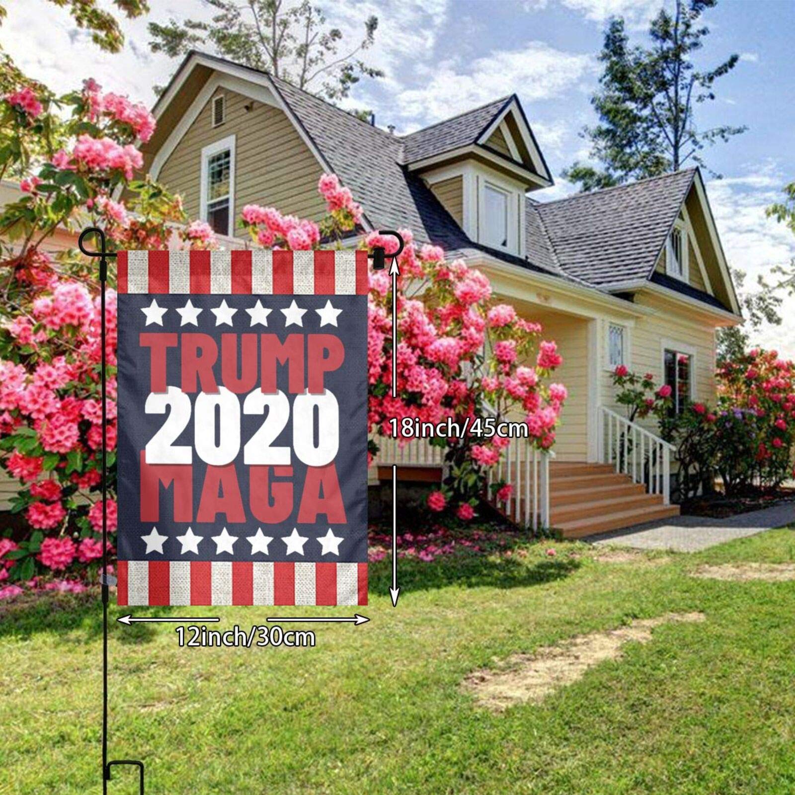 Foto 2 | Bandera De Jardín Papp American Y Moderna, Duradera, Resistente A Los Rayos Uv - Venta Internacional.