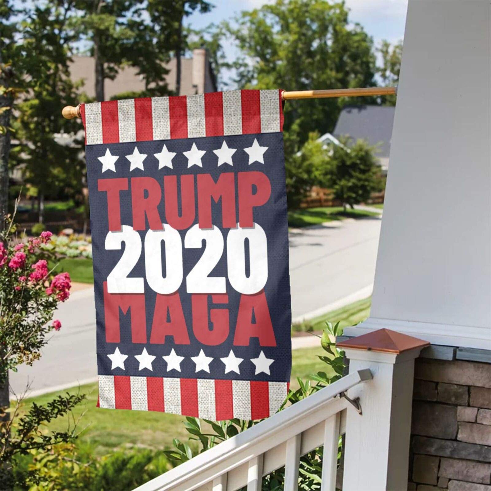 Foto 4 pulgar | Bandera De Jardín Papp American Y Moderna, Duradera, Resistente A Los Rayos Uv - Venta Internacional.