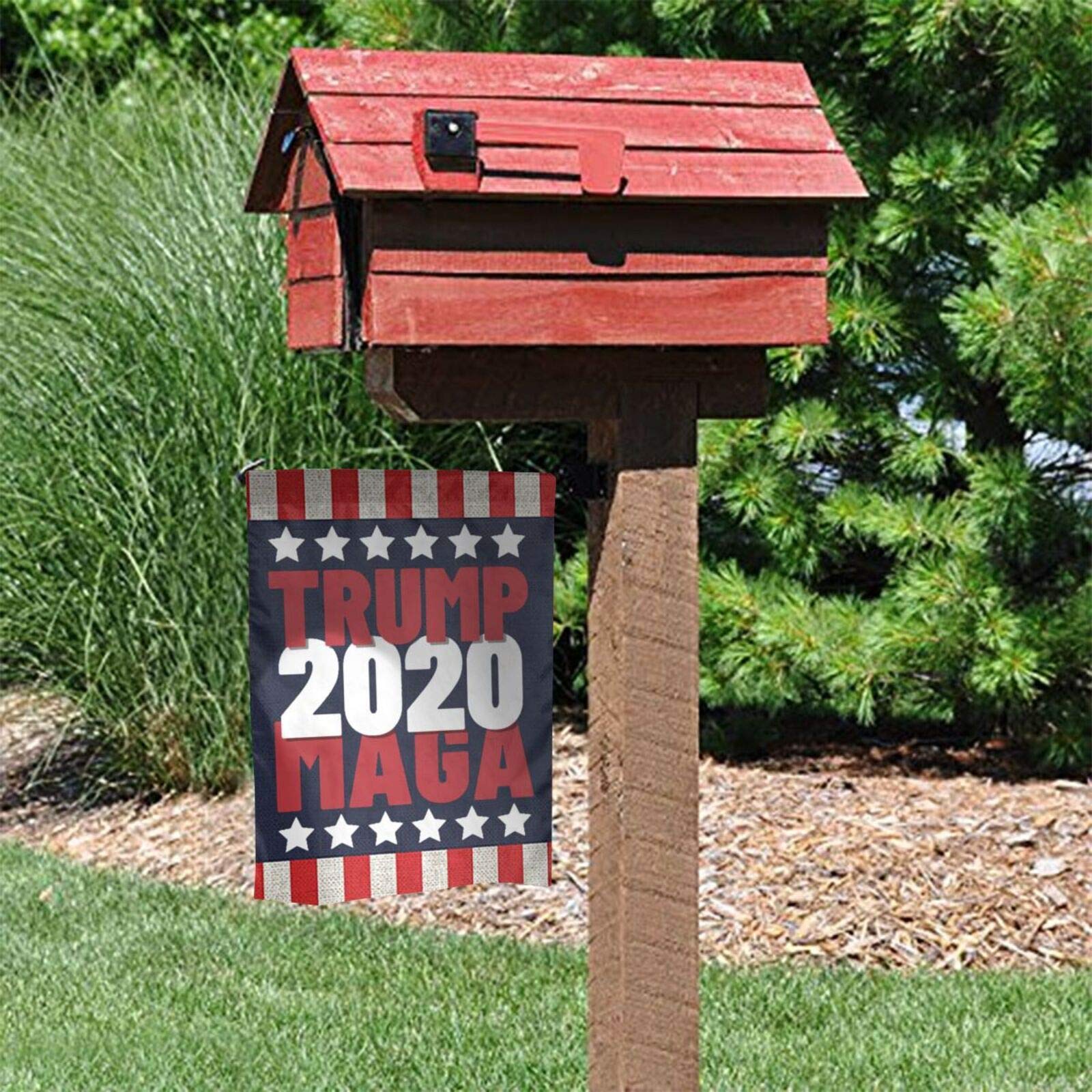 Foto 4 | Bandera De Jardín Papp American Y Moderna, Duradera, Resistente A Los Rayos Uv - Venta Internacional.