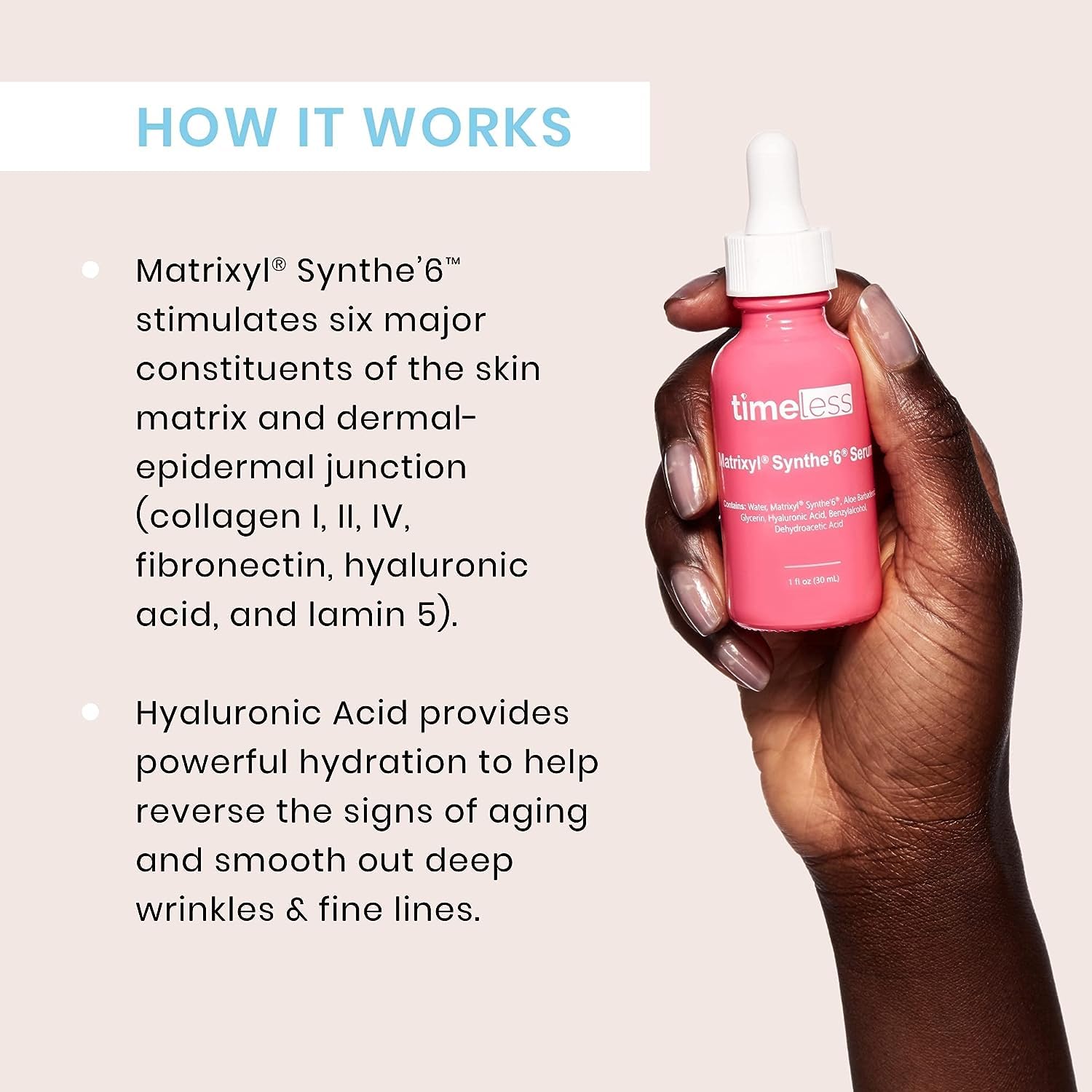 Foto 5 pulgar | Sérum Facial Timeless Skin Care Matrixyl Synthe'6 30 Ml - Venta Internacional.