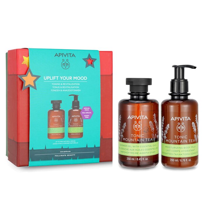Set Tonificante Y Revitalizante Apivita Tonic Mountain Tea - Venta Internacional.