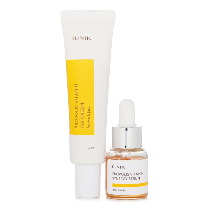 Foto 4 pulgar | Set de Crema para Ojos Iunik Propolis Vitamin Con Sérum 15 Ml/30 Ml 2 Unidades - Venta Internacional