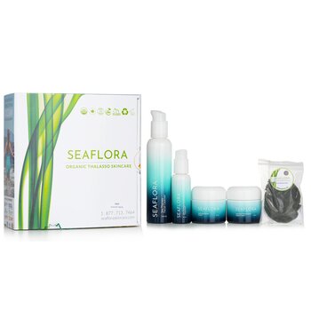 Set De Cuidado De La Piel Seaflora Sea Therapy Antienvejecimiento Con Limpiador 120 - Venta Internacional.