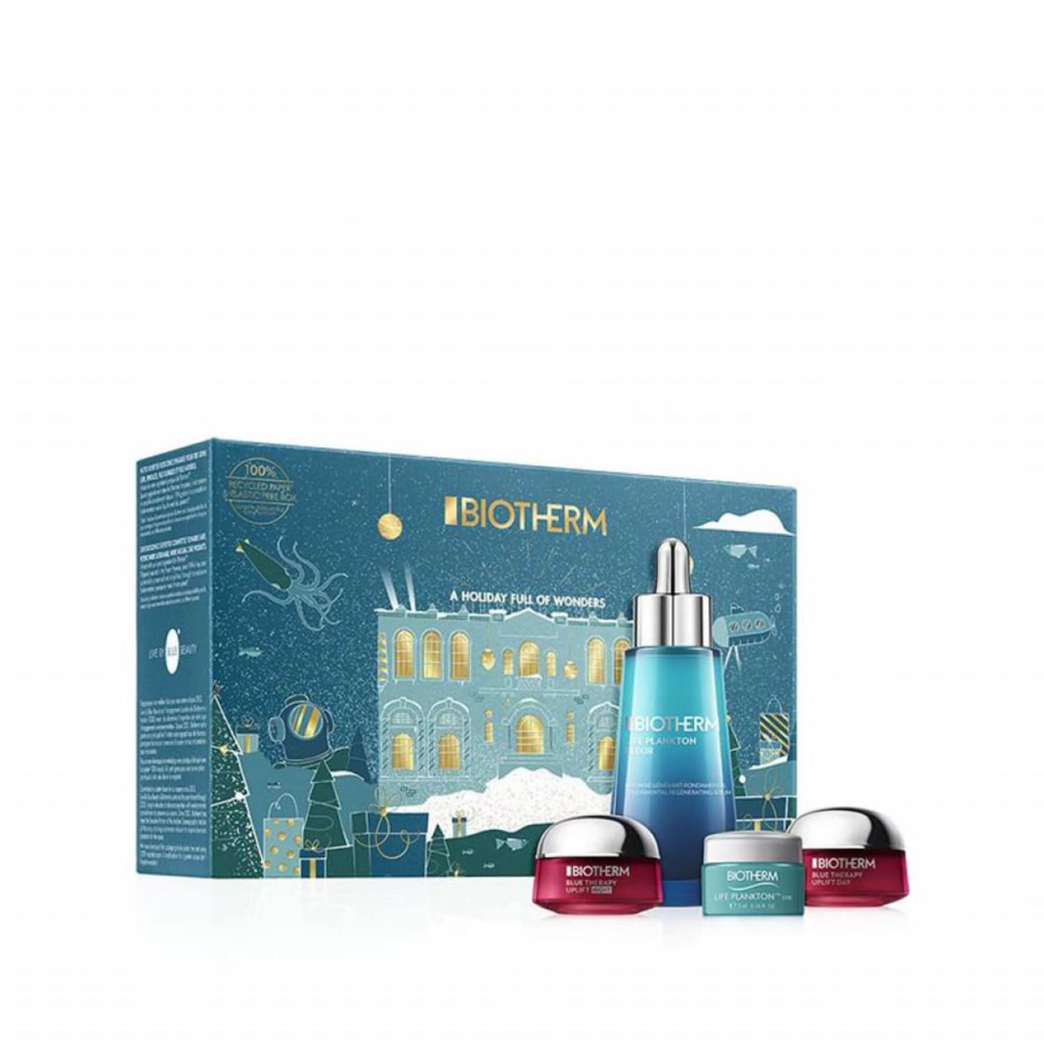 Foto 2 pulgar | Set Cosmético Unisex Biotherm Life Plankton Elixir 4 Piezas - Venta Internacional.