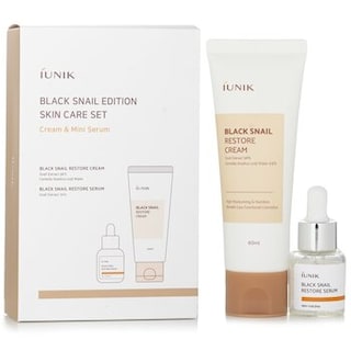 Foto 1 | Set de Cuidado de La Piel Iunik Black Snail Edition Con Crema Restauradora 60 Ml 2 Unidades - Venta Internacional