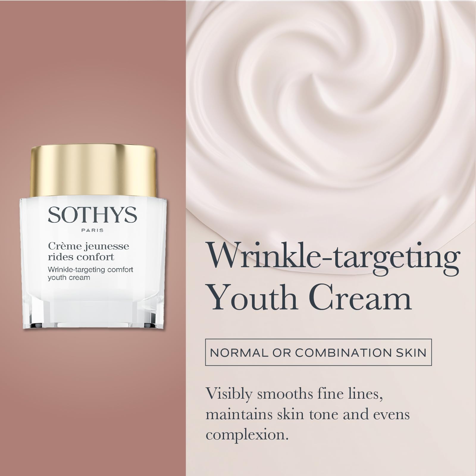 Foto 3 pulgar | Crema Facial Sothys Wrinkle-Targeting Youth Comfort 50 ml - Venta Internacional