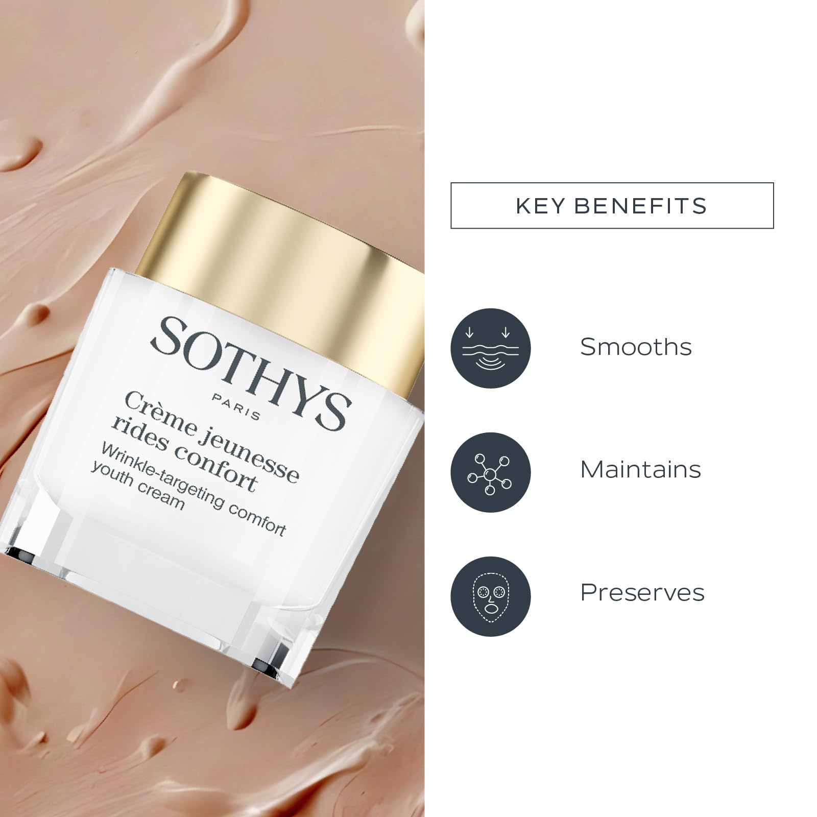 Foto 6 pulgar | Crema Facial Sothys Wrinkle-Targeting Youth Comfort 50 ml - Venta Internacional