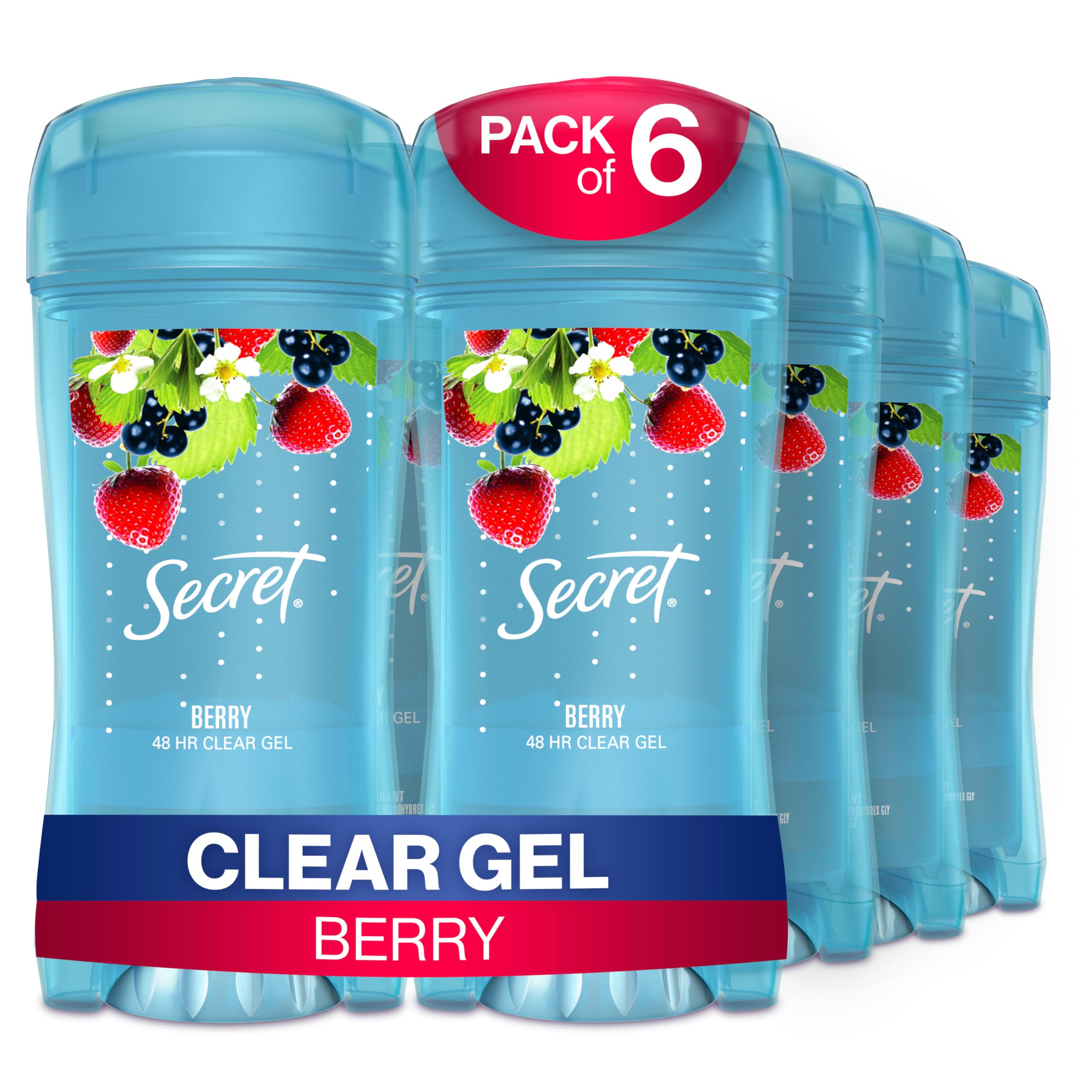 Desodorante Antitranspirante Secret, Protección Contra Olores, 48 Horas, 150 Ml X 6 - Venta Internacional.