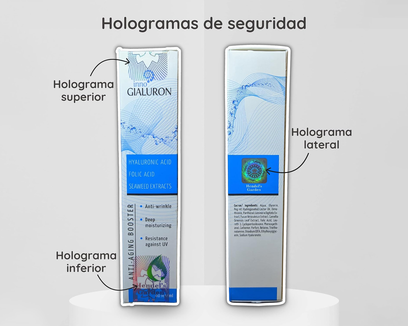 Foto 3 pulgar | Inno Gialuron Crema Antiarrugas Acido Hialuronico 40ml