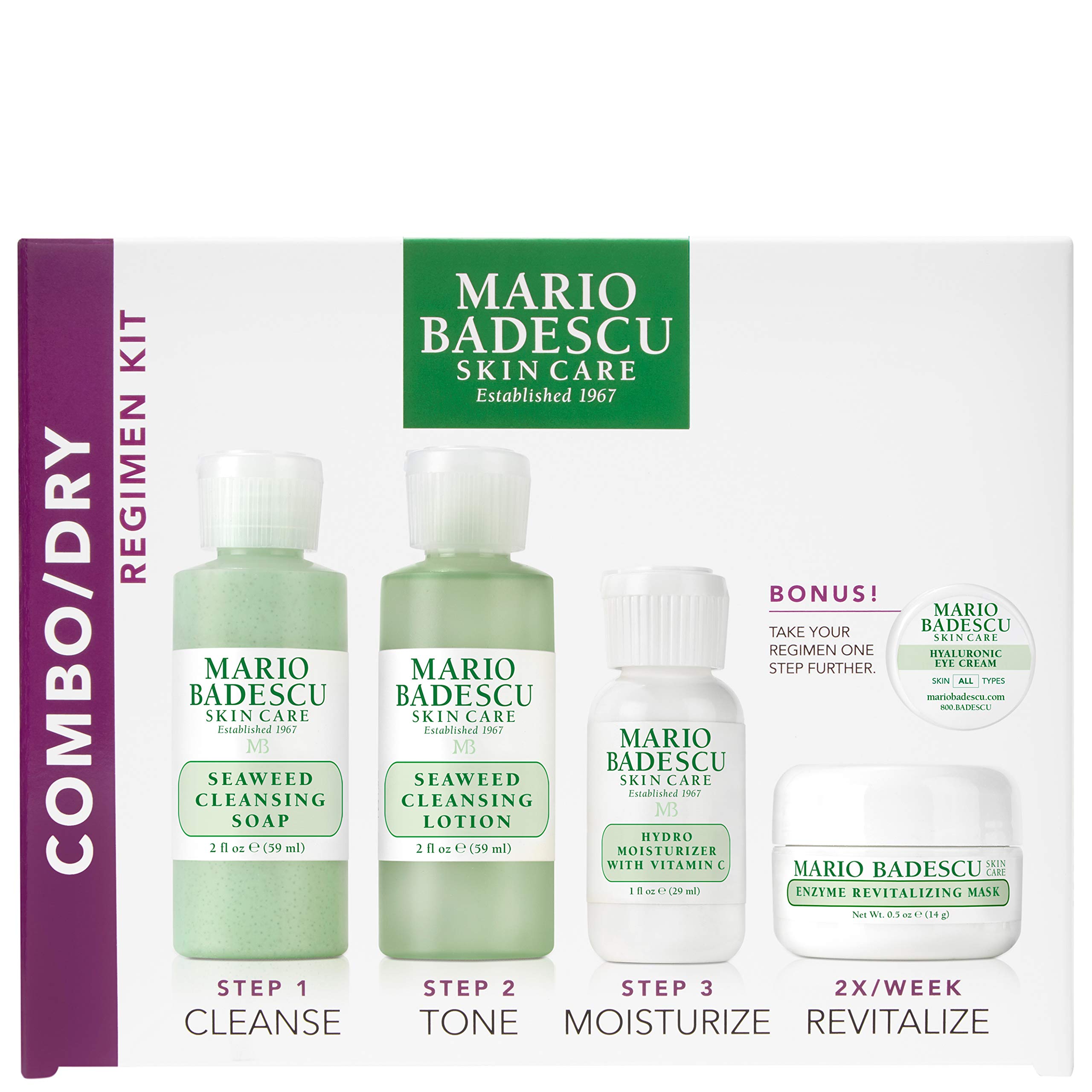 Set De Regalo Para El Cuidado De La Piel Mario Badescu Combo/dry Regimen, 5 Piezas - Venta Internacional.