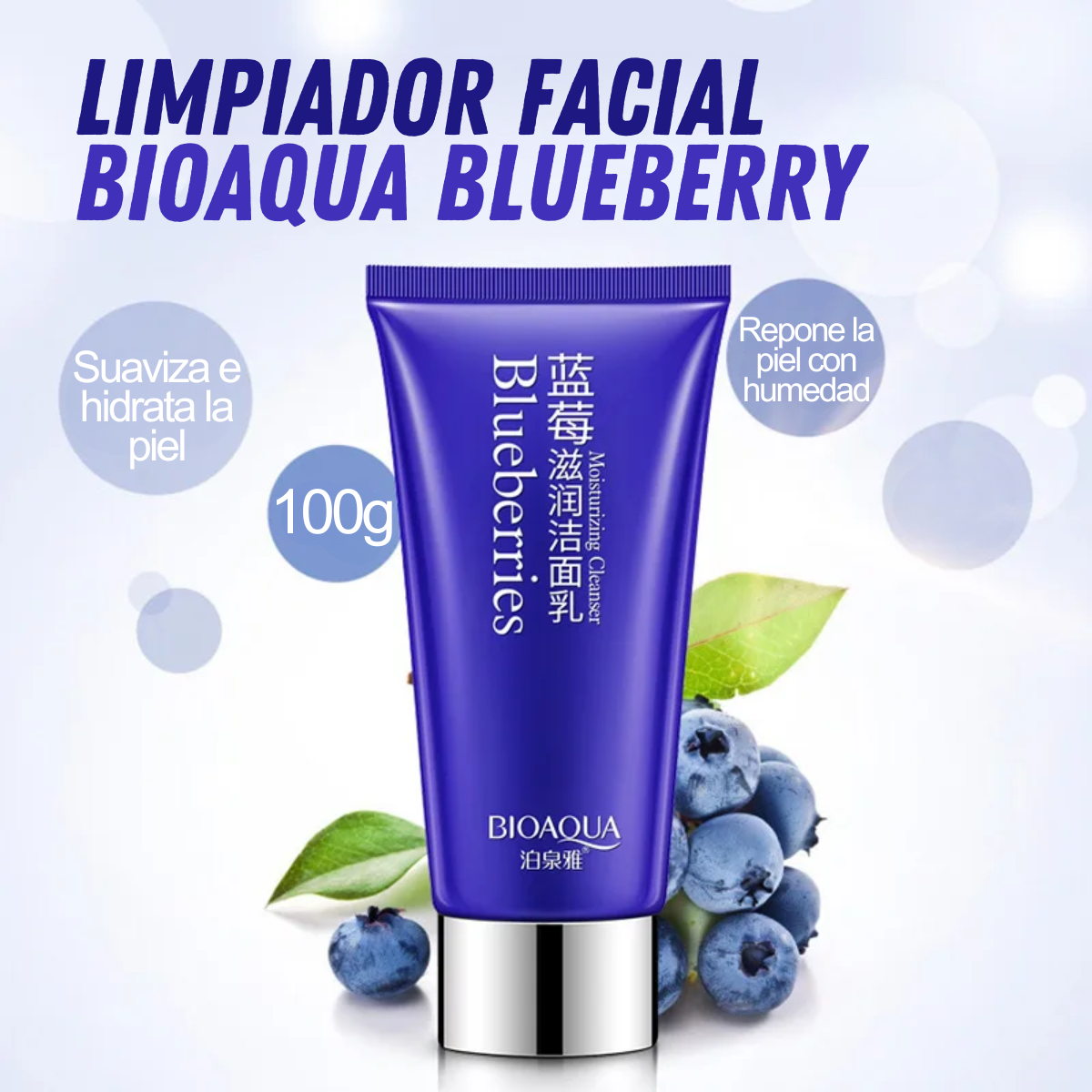 Foto 4 pulgar | Trio Rutina Cuidado Facial Crema Blueberry Wonder Hidratante
