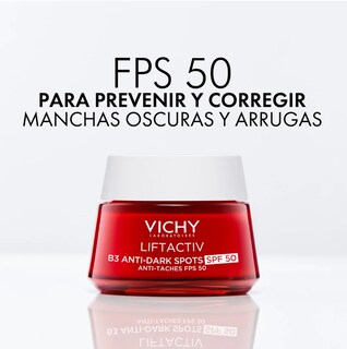 Foto 5 | Vichy Liftactiv B3 Crema Antimanchas Con Niacinamida Y Fps 50, Antiarrugas Y Protección Solar 50ml