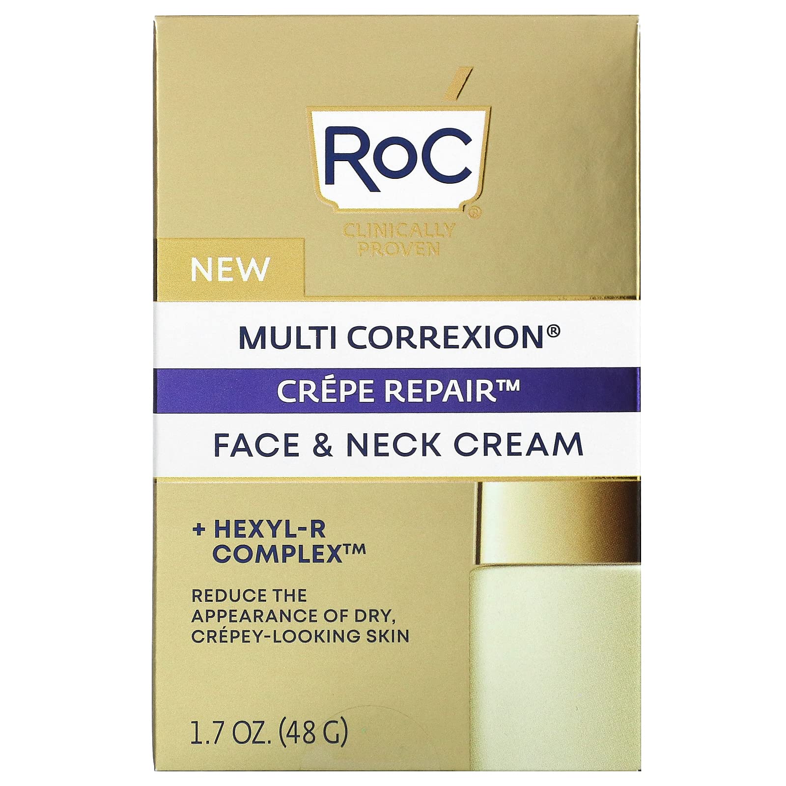 Foto 3 pulgar | Crepe Crepe Cream Roc Multi Correxion Reparadora Para Rostro Y Cuello, 50 Ml - Venta Internacional.