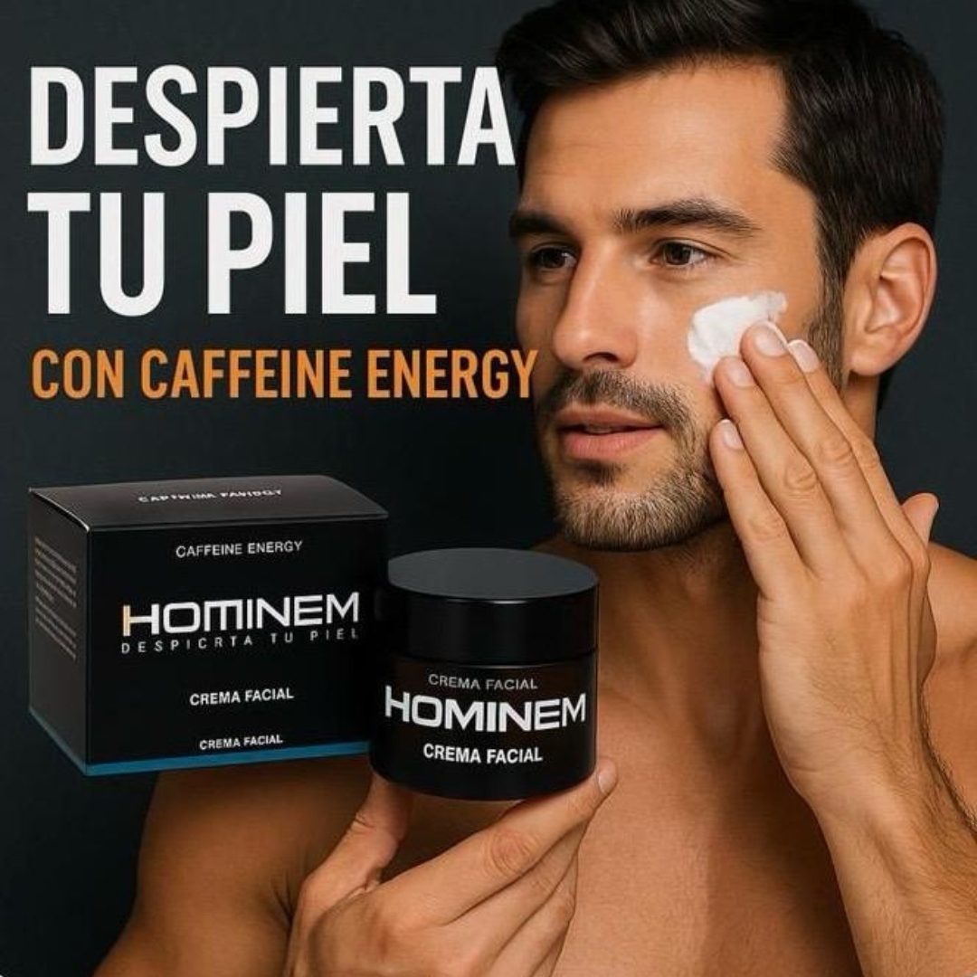 Foto 3 pulgar | Hominem Crema Facial Cooling Effect Hombre, 45 G, Vitamina C, Dawnergy™, Cafeína, Mentol Y Ácido Hialurónico