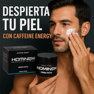 Foto 2 | Hominem Crema Facial Cooling Effect Hombre, 45 G, Vitamina C, Dawnergy™, Cafeína, Mentol Y Ácido Hialurónico