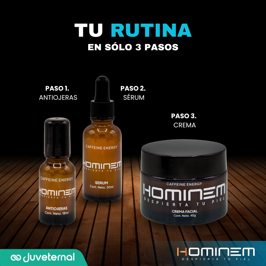 Foto 7 | Hominem Crema Facial Cooling Effect Hombre, 45 G, Vitamina C, Dawnergy™, Cafeína, Mentol Y Ácido Hialurónico