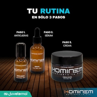 Foto 7 | Hominem Crema Facial Cooling Effect Hombre, 45 G, Vitamina C, Dawnergy™, Cafeína, Mentol Y Ácido Hialurónico
