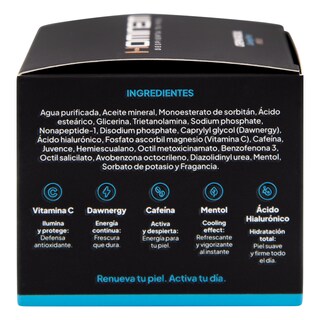 Foto 8 | Hominem Crema Facial Cooling Effect Hombre, 45 G, Vitamina C, Dawnergy™, Cafeína, Mentol Y Ácido Hialurónico