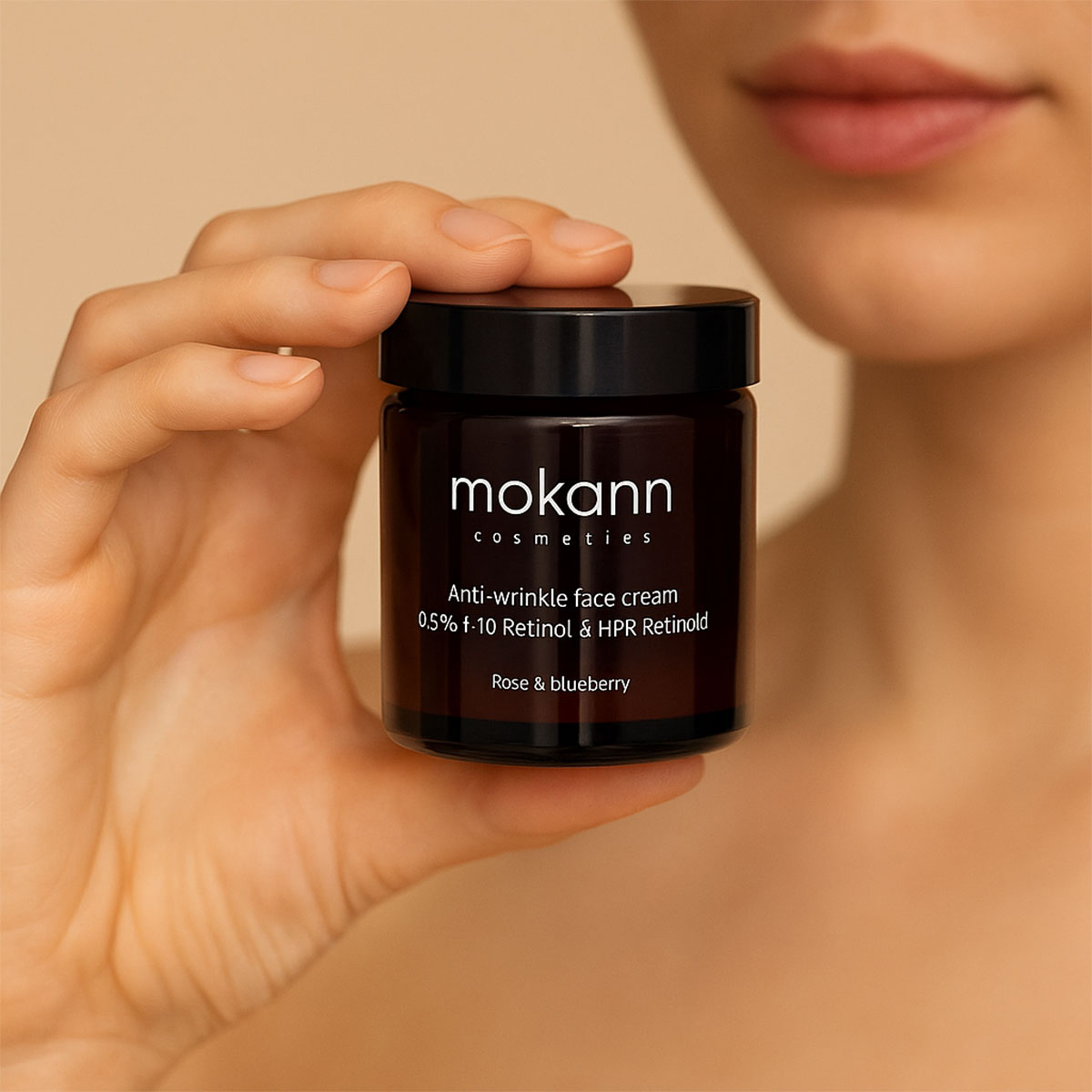 Foto 4 pulgar | Crema Antiarrugas Mokann Retinol 0.5 Reafirmante Noche 60ml