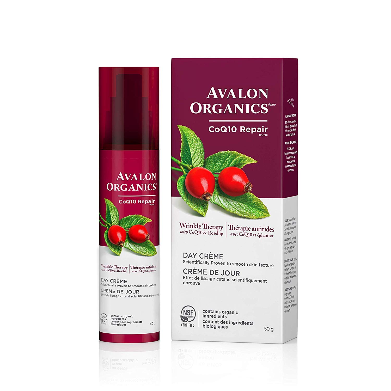 Foto 2 pulgar | Crema De Día Avalon Organics Antiarrugas, 50 Ml - Venta Internacional.