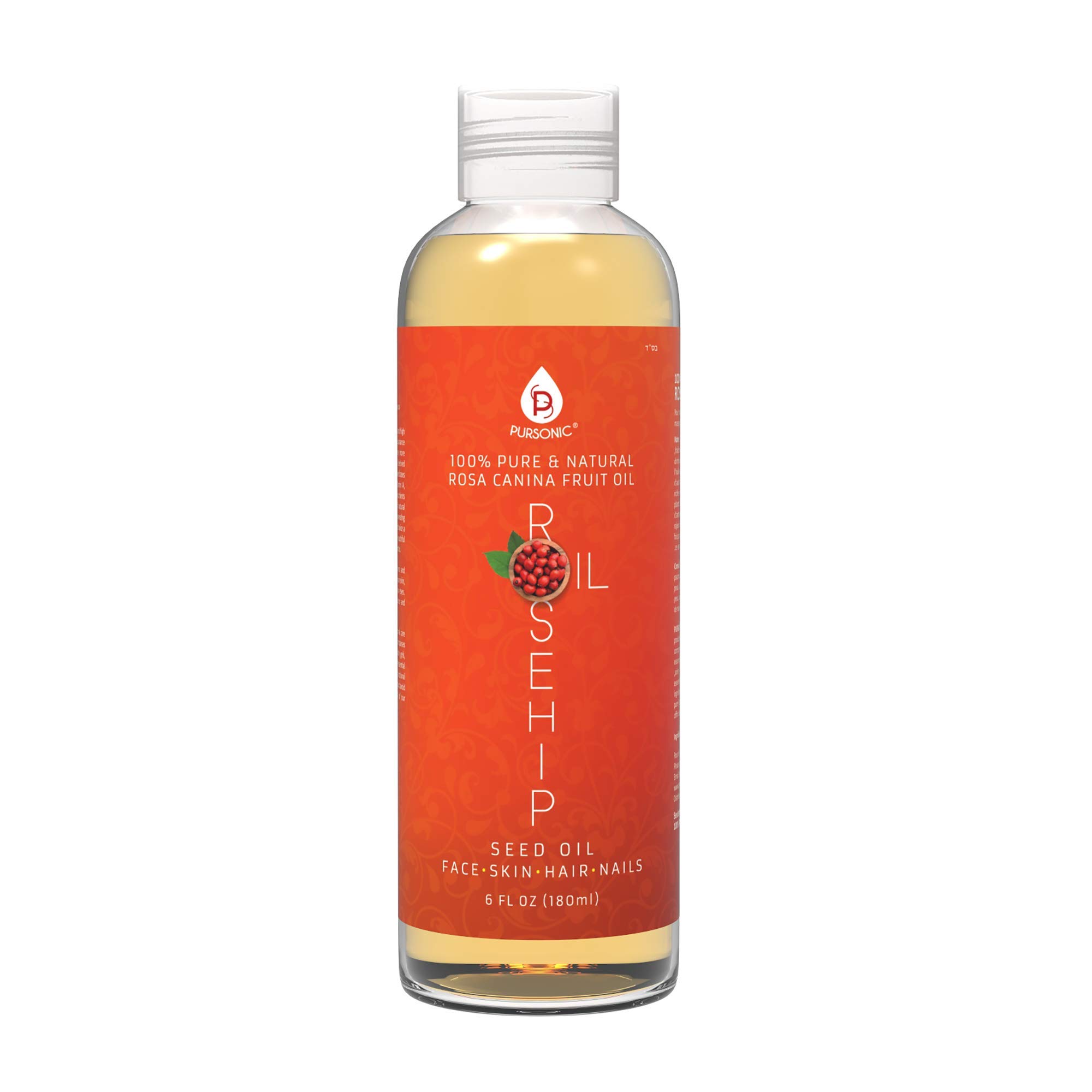 Foto 1 | Aceite De Rosa Mosqueta Pursonic 180 Ml Para Rostro, Uñas, Cabello Y Piel - Venta Internacional.