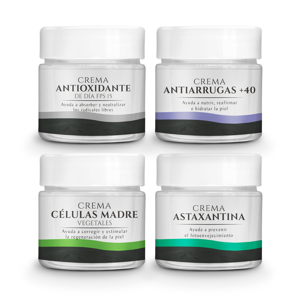 Foto 3 pulgar | Pack Facial Loción Crema Antiarrugas Células Madre Rejuvenu