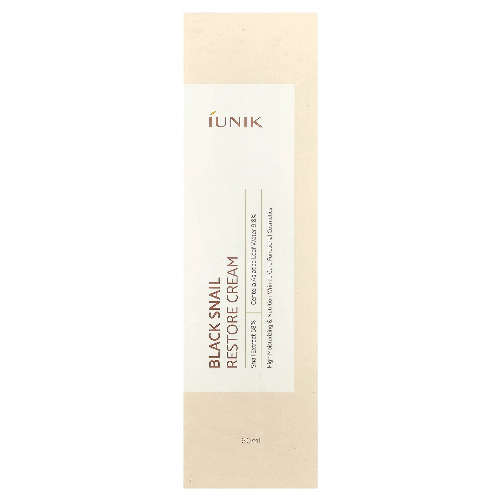 Foto 3 pulgar | Crema Iunik Black Snail Restore 60 Ml - Venta Internacional.