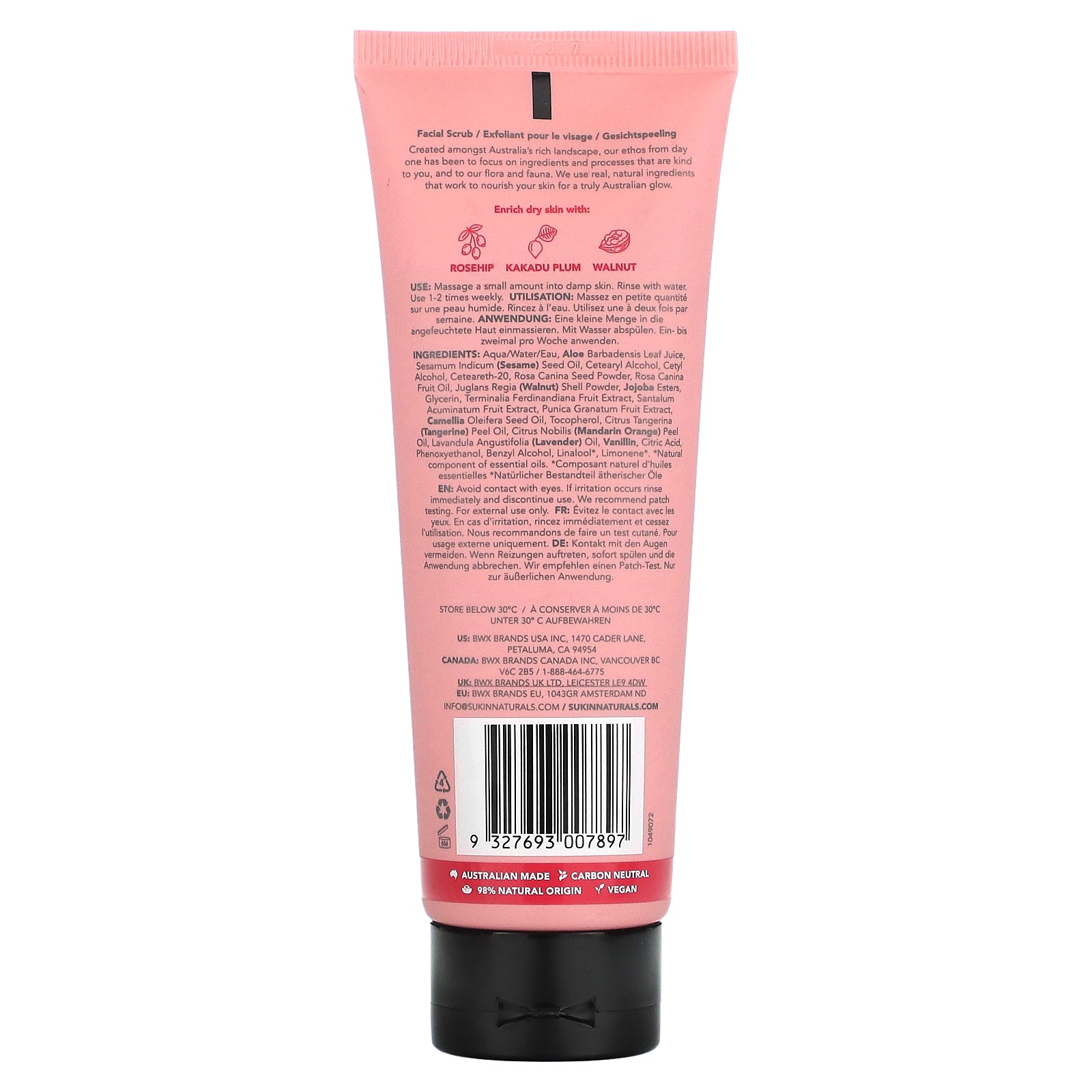 Foto 3 pulgar | Exfoliante Facial Sukin Rejuvenecedor Rosa Mosqueta 125 Ml - Venta Internacional.