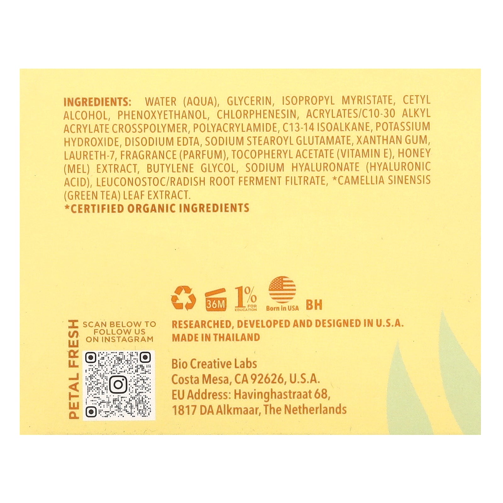 Foto 4 pulgar | Crema Hidratante Petal Fresh True Hydration  Miel Y Vitamina E  118 Ml - Venta Internacional.