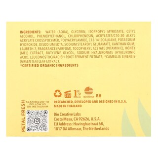 Foto 3 | Crema Hidratante Petal Fresh True Hydration Miel Y Vitamina E 118 Ml - Venta Internacional.