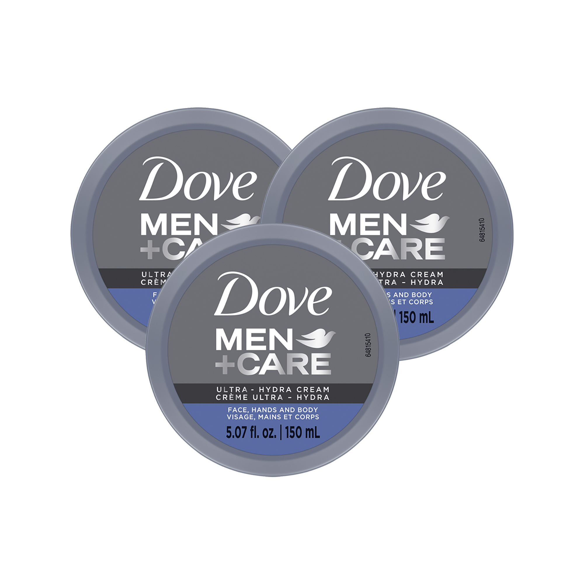 Foto 1 | Crema Hidratante Dove Men + Care Ultra Hydra  Paquete De 3 - Venta Internacional.