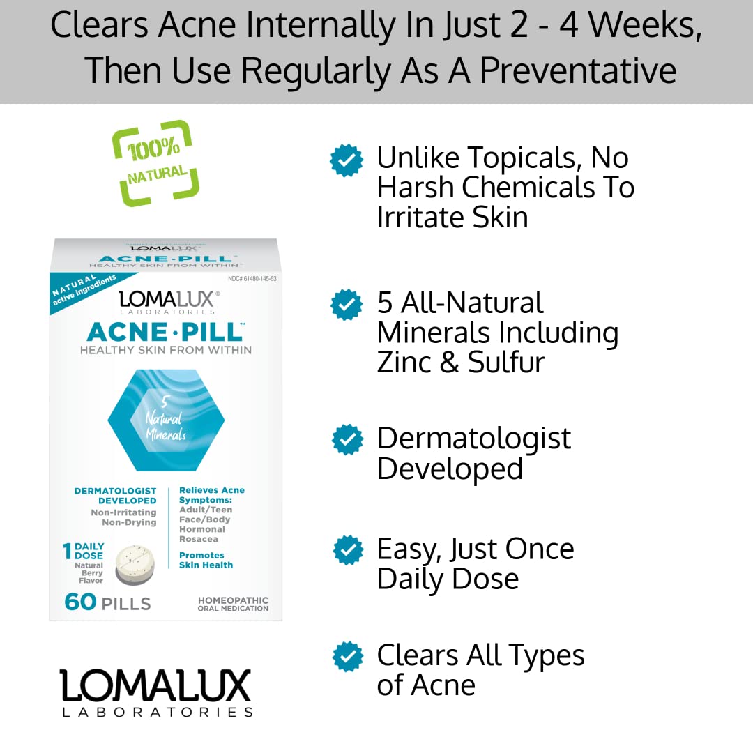 Foto 6 pulgar | Suplemento Loma Lux  Píldora Para El Acné  Minerales Naturales Que Limpian La Piel - Venta Internacional.