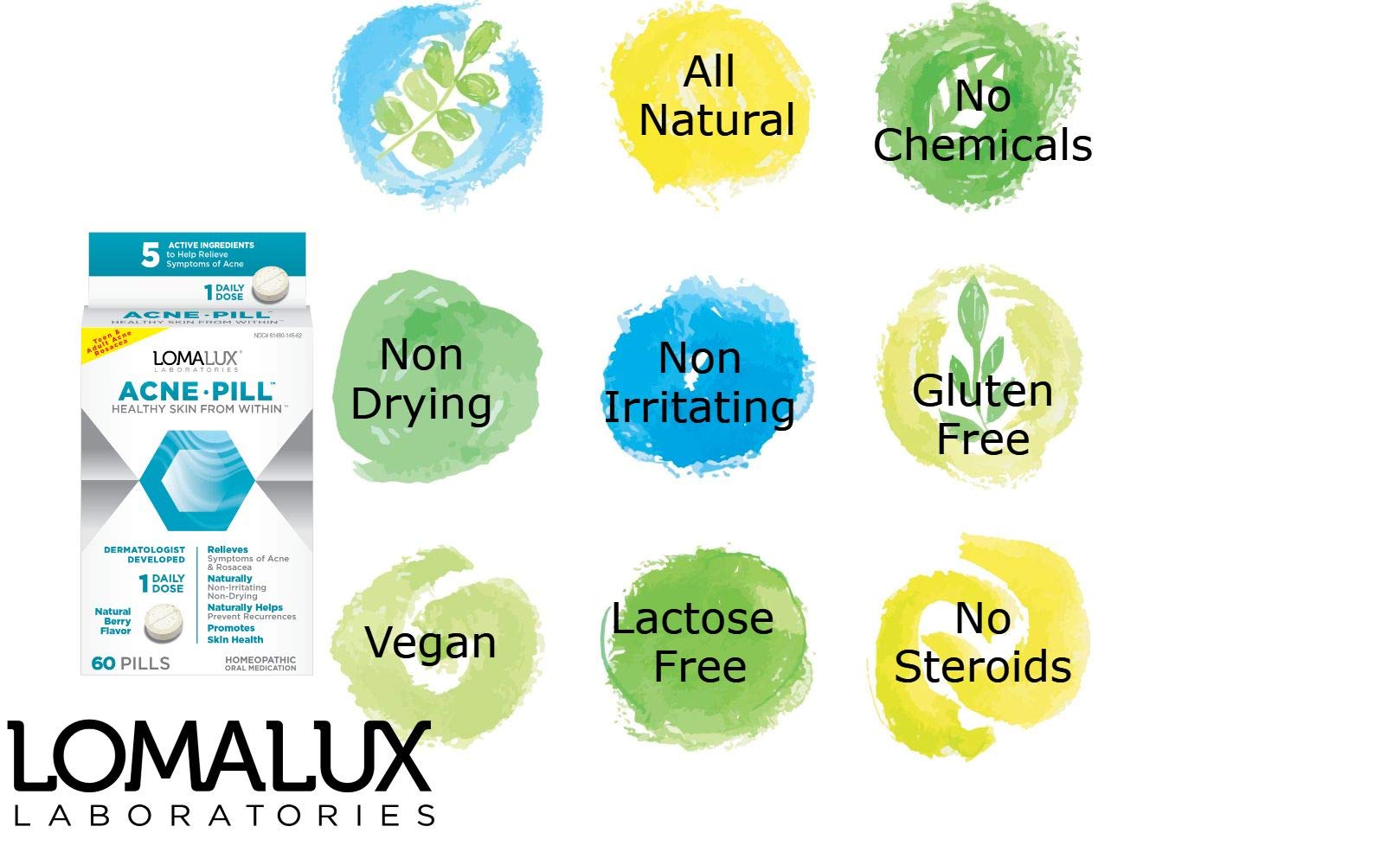 Foto 7 pulgar | Suplemento Loma Lux  Píldora Para El Acné  Minerales Naturales Que Limpian La Piel - Venta Internacional.