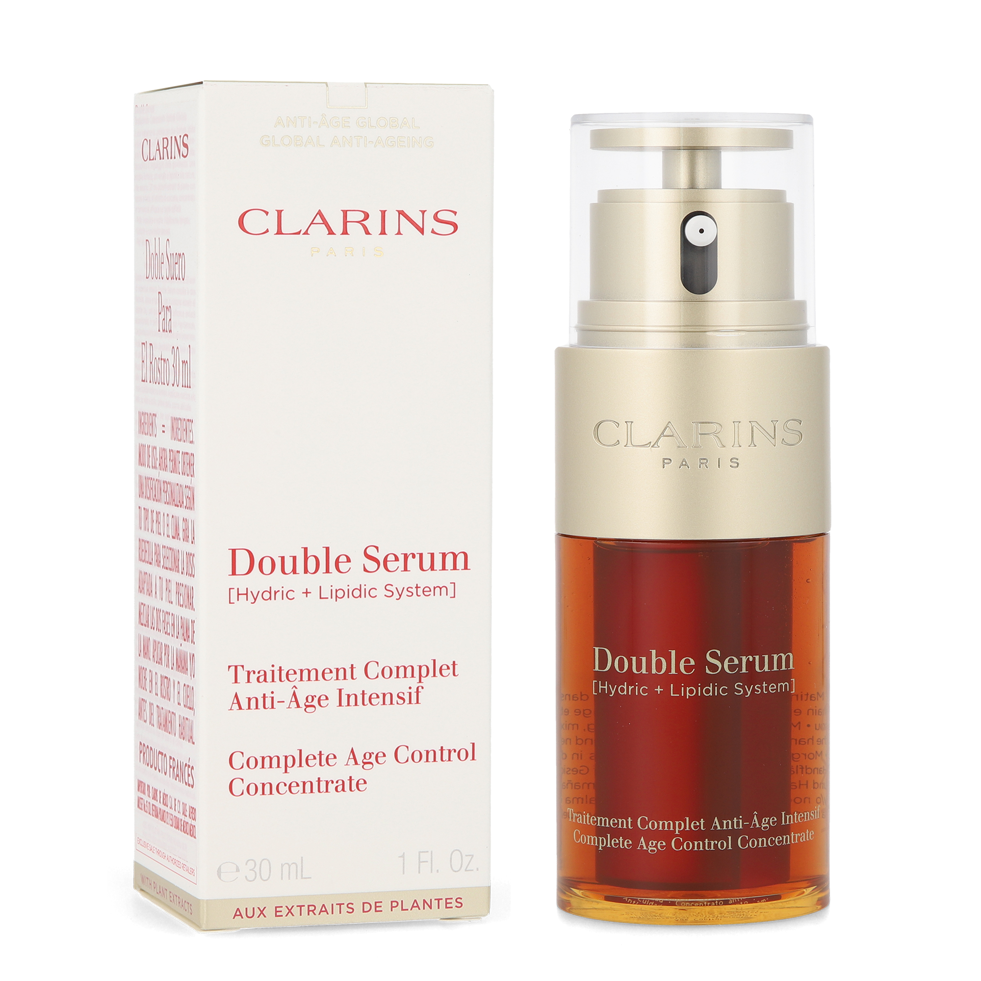 Foto 2 pulgar | Double Sérum Control Anti Edad Sales Clarins de 30ml