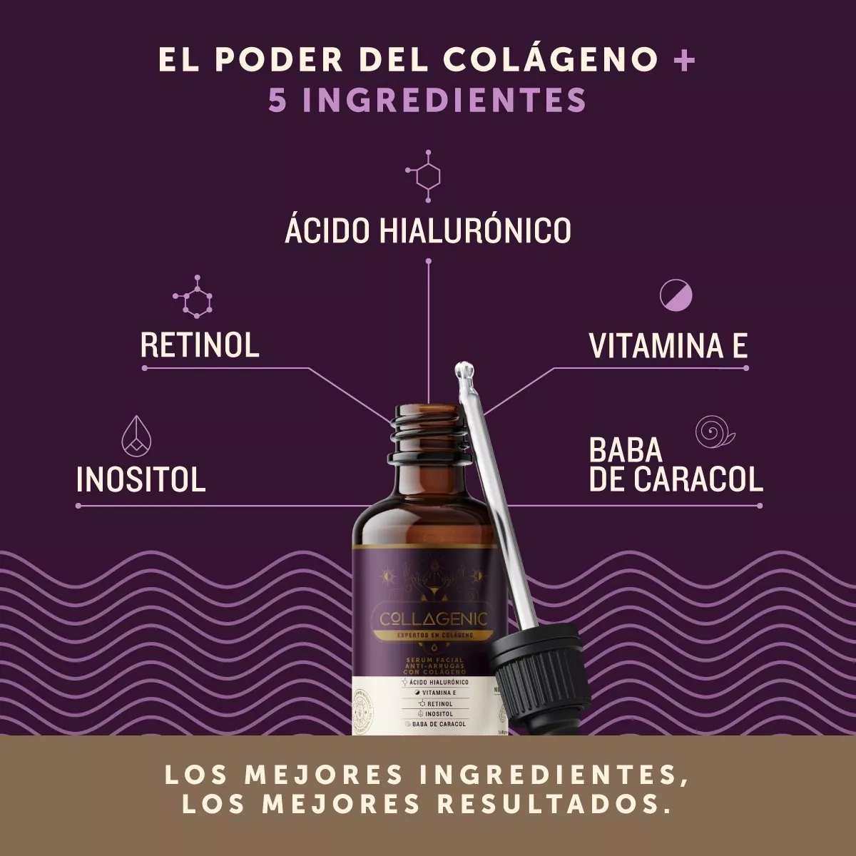 Foto 3 pulgar | Sérum Facial Anti-arrugas con Colágeno Collagenic 50 ml