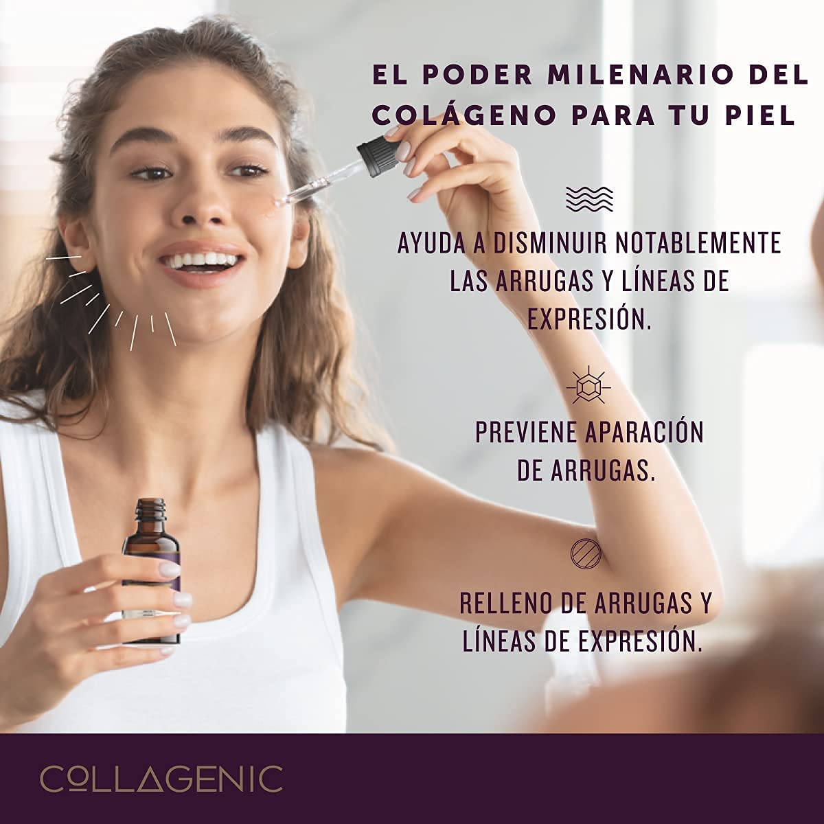 Foto 6 pulgar | Sérum Facial Anti-arrugas con Colágeno Collagenic 50 ml