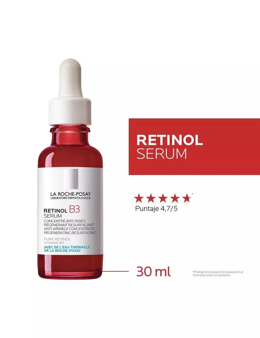 Foto 3 | Sérum Antiarrugas La Roche-Posay Retinol B3 30 ml
