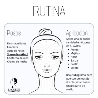 Foto 5 | Suero De Retinol Laguede Aclarante, Antiarrugas, 30ml