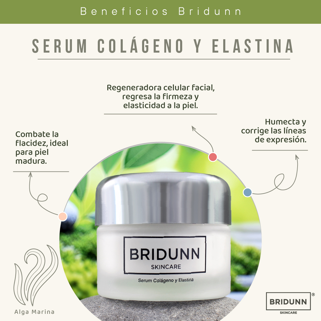 Foto 3 pulgar | Crema Facial Antiedad Rejuvenecedora de Piel Bridunn Skincare  con Colágeno + Elastina