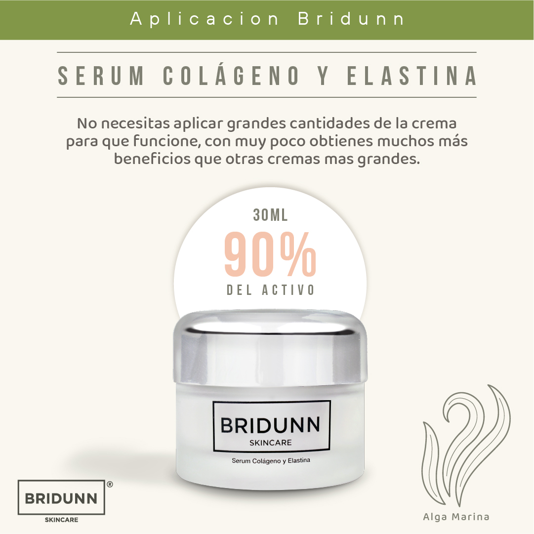 Foto 4 pulgar | Crema Facial Antiedad Rejuvenecedora de Piel Bridunn Skincare  con Colágeno + Elastina