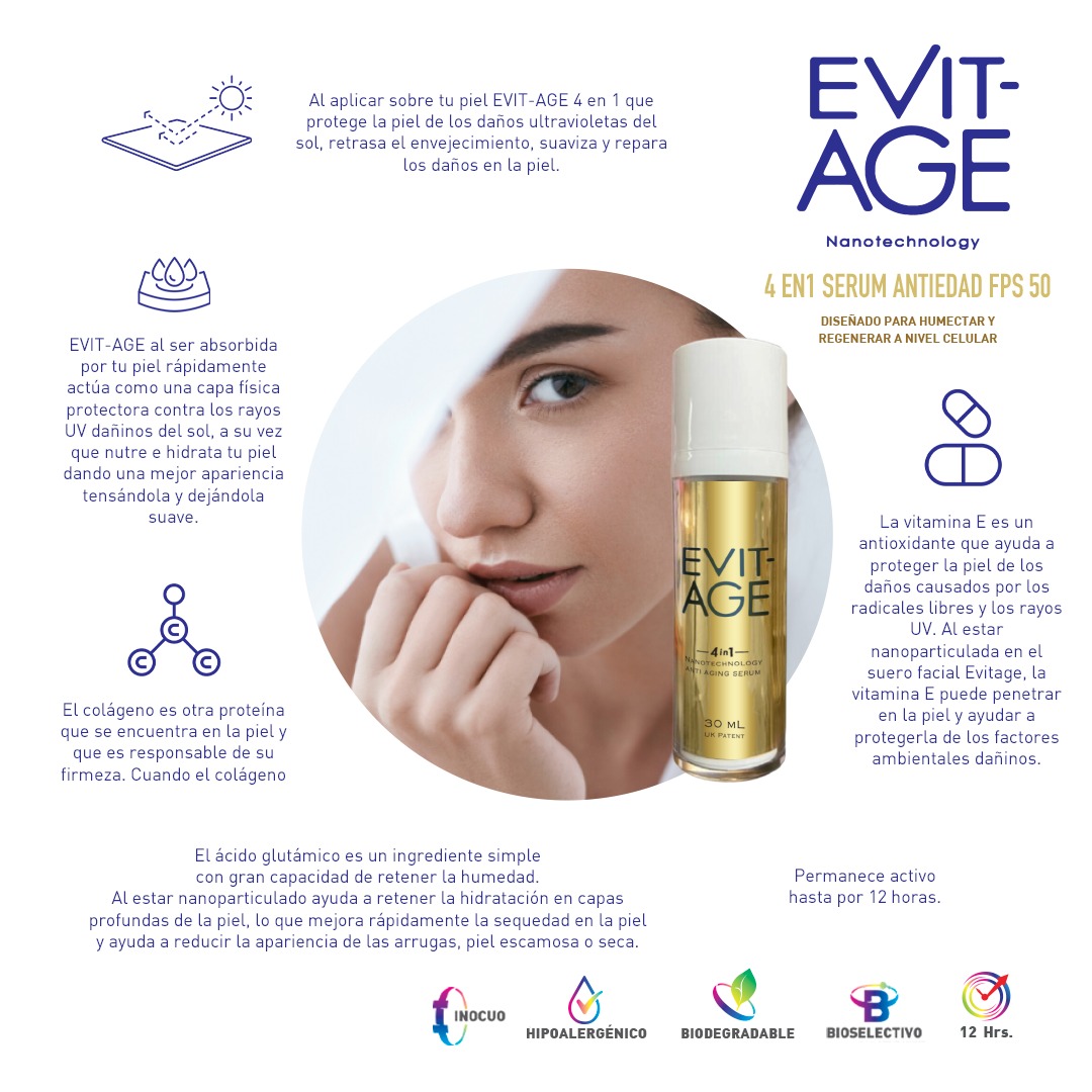 Foto 3 pulgar | Sérum Anti-edad Evitage 4 en 1
