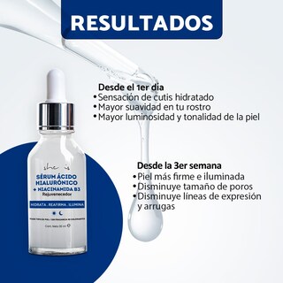 Foto 5 | Suero Facial Antiedad She is Skincare de Ácido Hialurónico + Niacinamida B3