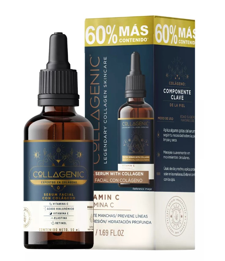 Foto 2 pulgar | Serum Suero Vitamina C Colágeno Retinol Hialuronico50ml  T